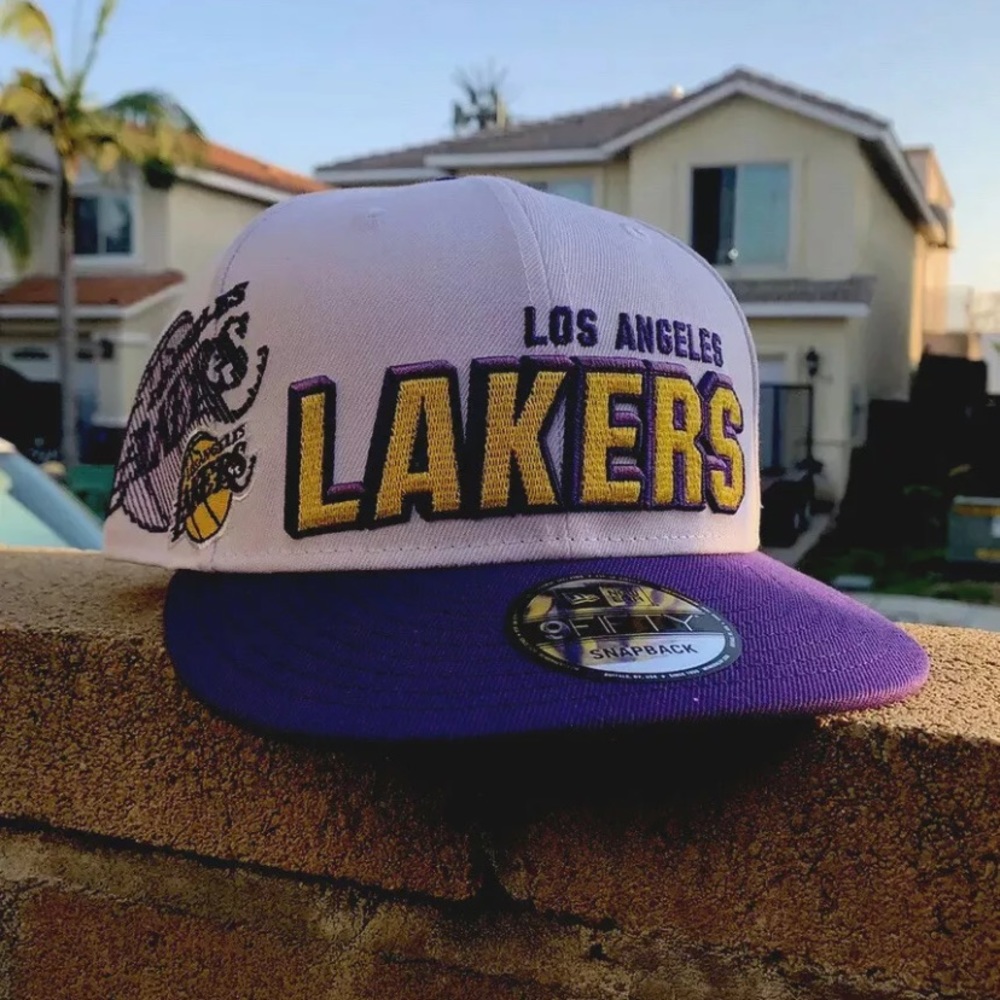 Los Angeles Lakers Kobe Bryant 1996 Draft Shadow New Era‎ Hat Snapback Mamba